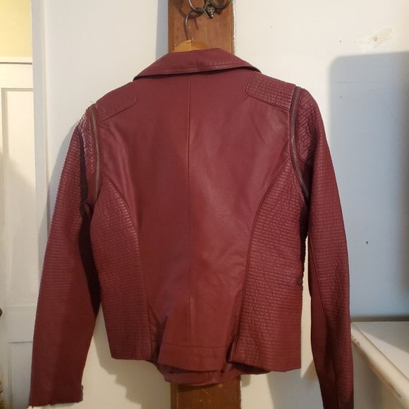 Kate and Mallory faux leather jacket size medium - Picture 7 of 8